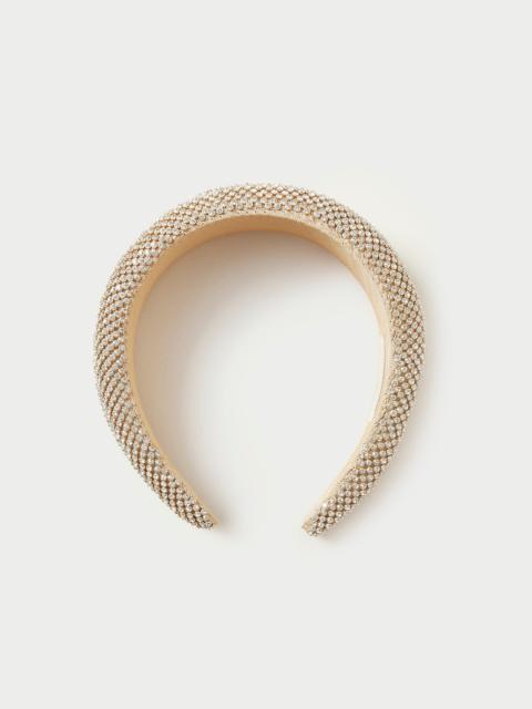 LOEFFLER RANDALL Bellamy Gold Diamanté Headband