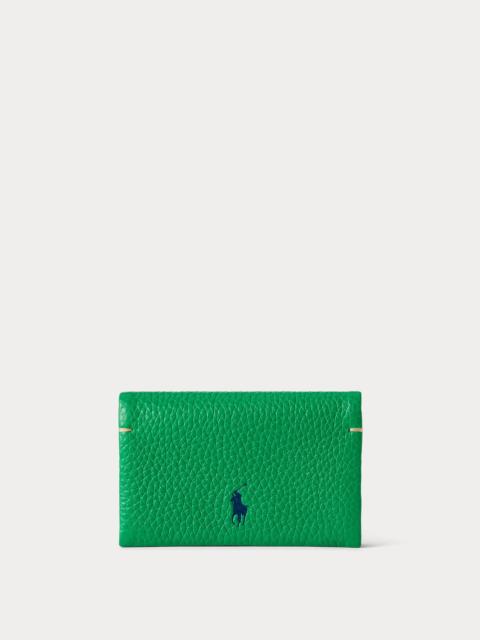 Polo Ralph Lauren Polo Play Leather Snap Card Case