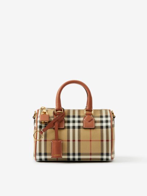 Burberry Check Mini Bowling Bag