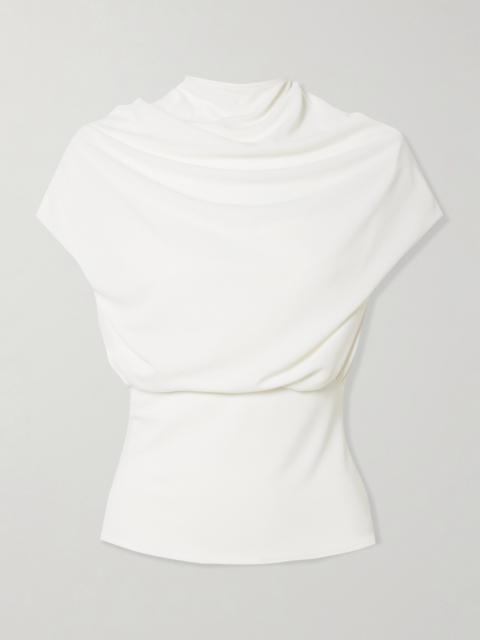KALLMEYER Jocelyn Draped Stretch-jersey Top