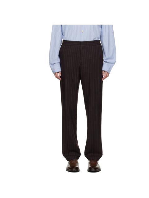 Paul Smith Burgundy Wool Trousers