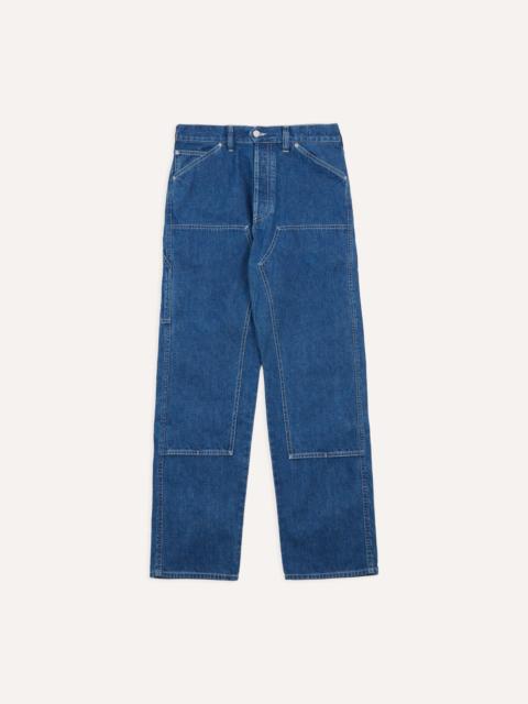 Drake's Stone Wash Selvedge Denim Carpenter Pant