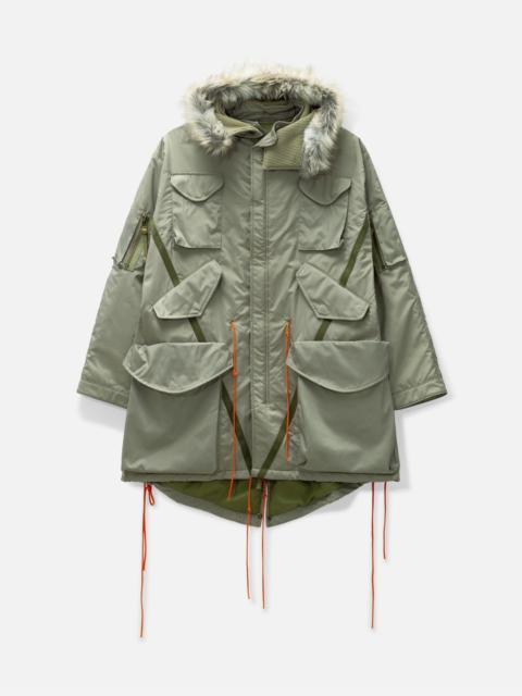 Greg Lauren ARMY NYLON FISHTAIL JACKET