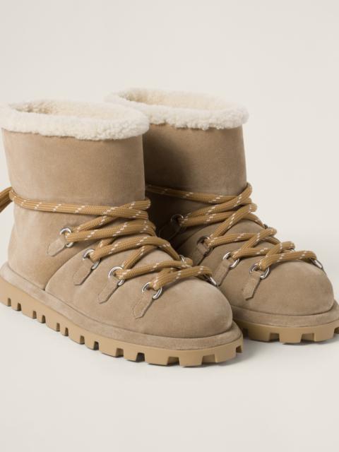 Miu Miu Suede booties