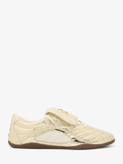 MICHAEL KORS Kyler Metallic Crackled Suede Sneaker