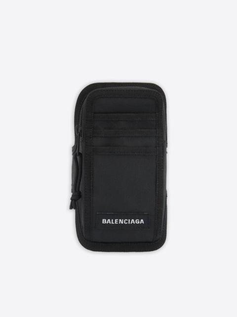 BALENCIAGA Men's Explorer Arm Phone Holder in Black