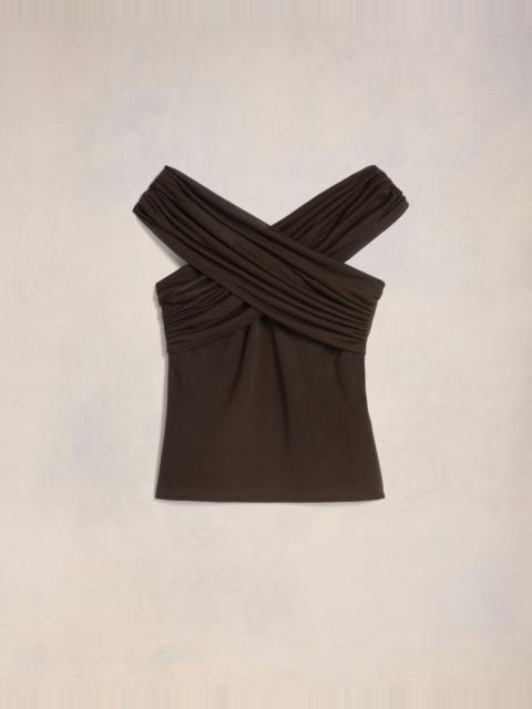 AMI Paris DRAPPED TOP