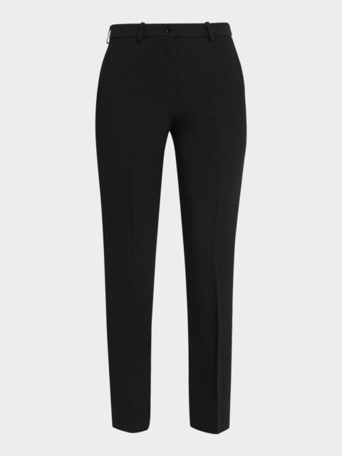 MICHAEL KORS COLLECTION Samantha Double Crepe Sablé Slim-Leg Pants