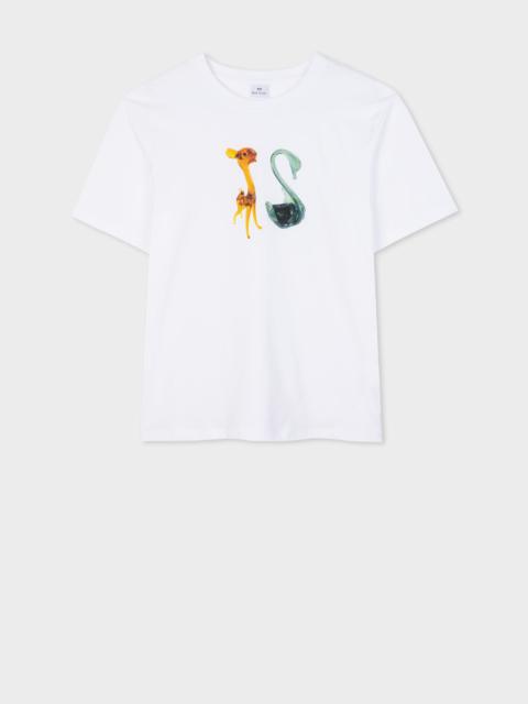 Paul Smith White 'Glass Animals' T-Shirt