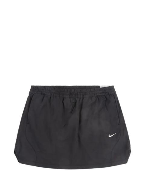 Nike logo-print mini skirt