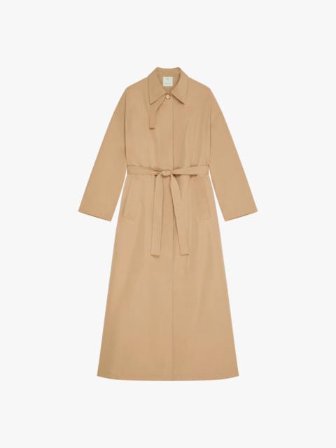 Givenchy OVERSIZED TRENCH IN COTTON TAFFETA