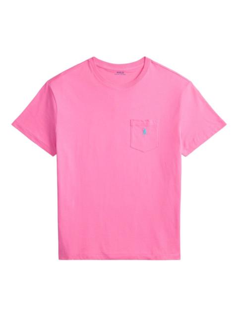 Polo Ralph Lauren embroidered-logo crew-neck T-shirt