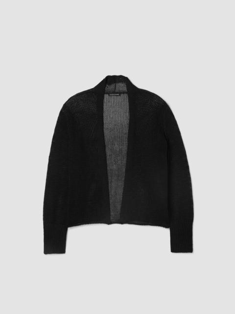 EILEEN FISHER Organic Linen Cotton Cropped Cardigan