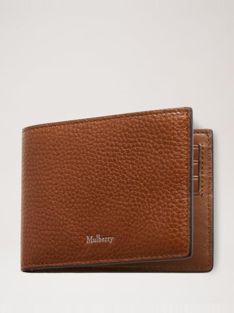 Mulberry 8 Card Wallet Oak Two-Tone Small Classic Grain