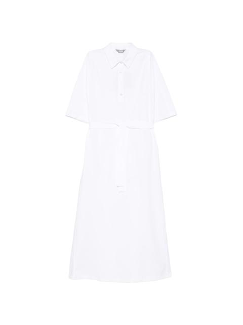 Max Mara polo-collar maxi dress