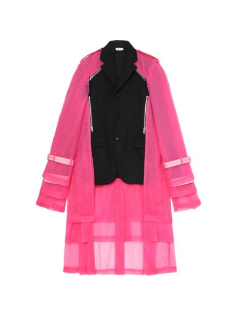 Comme des Garçons Homme Plus zip-pocket coat