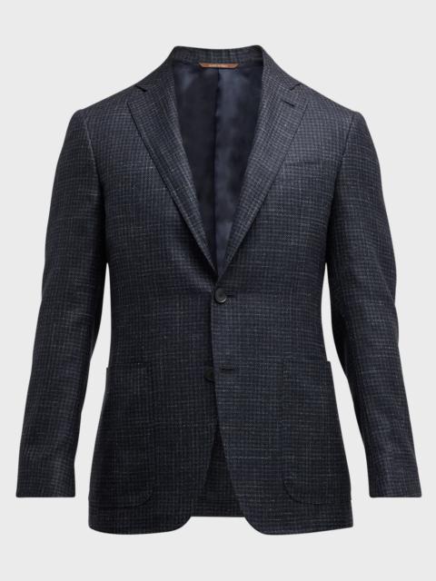 Canali Men's Small Check Sport Coat