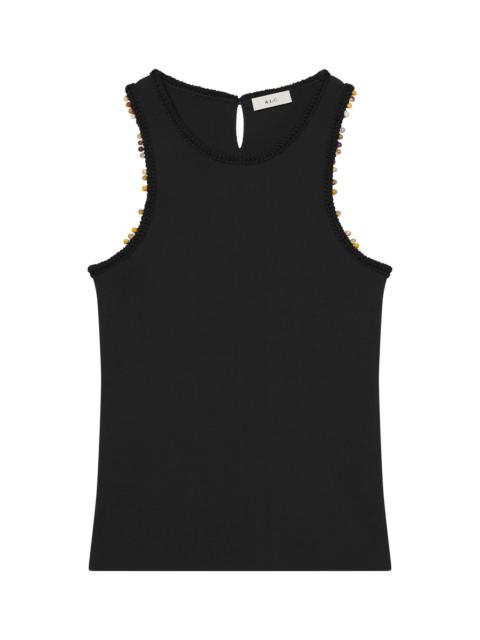 A.L.C. Nelly Beaded Knit Tank