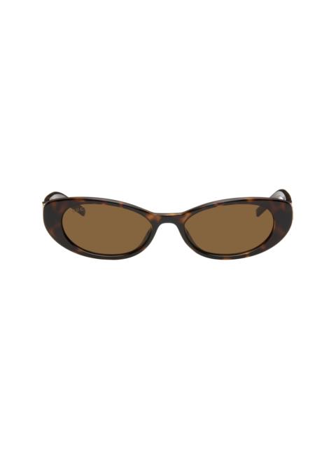 Brown G String Cat Eye Sunglasses