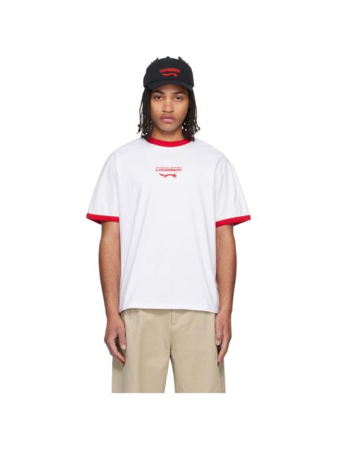 CHARLES JEFFREY LOVERBOY White Logo T-shirt