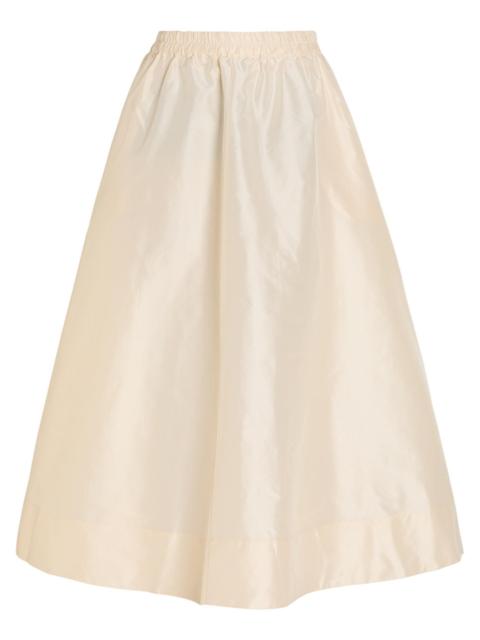 SUZIE KONDI Suzie Kondi Koula Silk-taffeta Midi Skirt