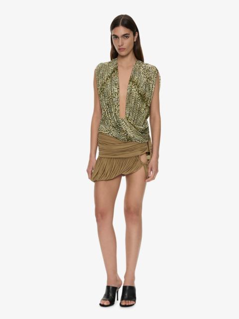 CHRISTOPHER ESBER Beach Glass Bubble Mini Skirt