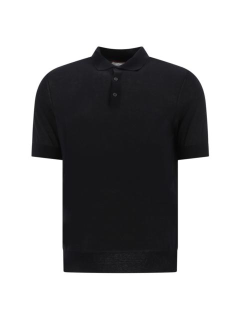 cotton-piquÃ© polo shirt