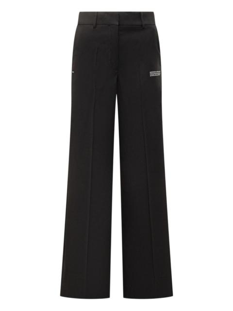 Off-White pleated wool trousers