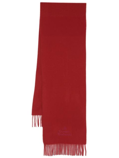 Vivienne Westwood scarf embroidered in wool