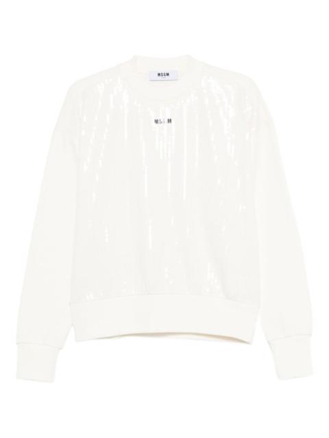 MSGM sequin-embellished sweatshirt
