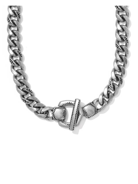 KENDRA SCOTT Keziah Vintage Silver Statement Link and Chain Necklace