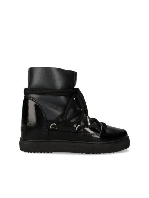 INUIKII lace-up panelled ankle boots