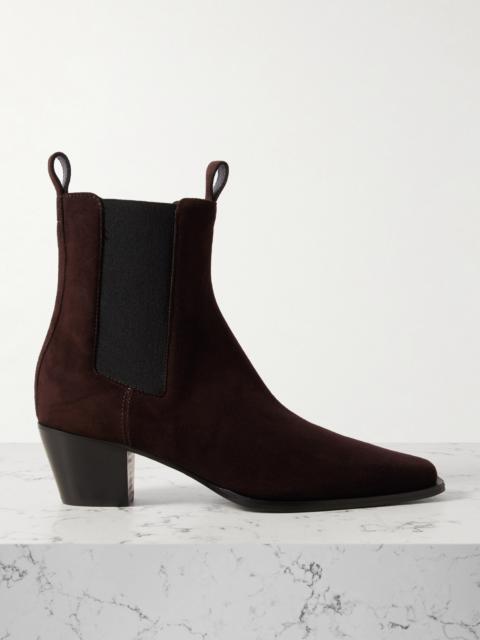 TOTEME The City Suede Chelsea Boots