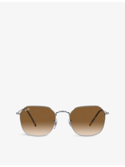 Ray-Ban RB3694 Jim hexagonal-frame metal sunglasses