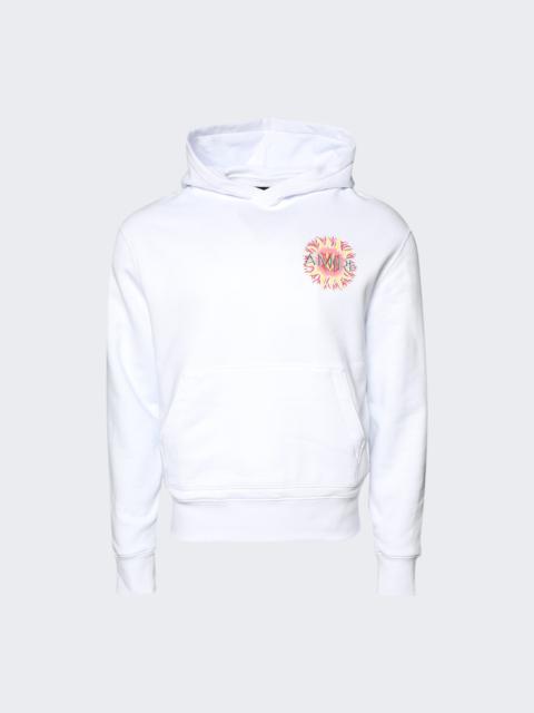 AMIRI Sun Logo Hoodie White