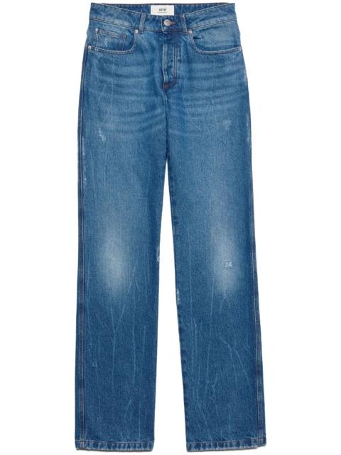 AMI Paris low-rise straight-leg jeans