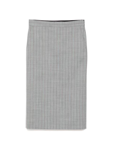 Moschino checked skirt