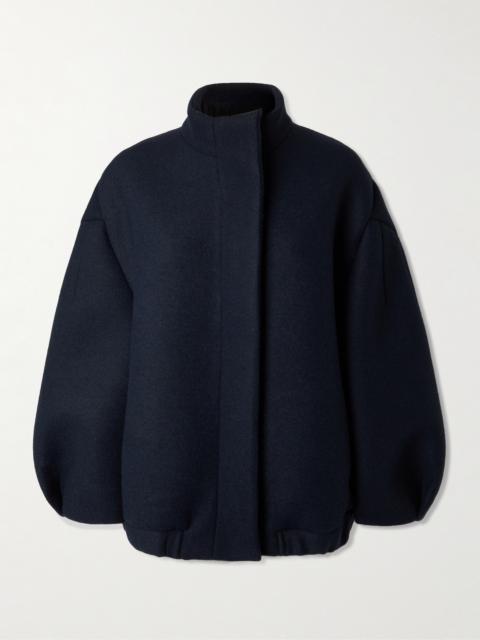 Dries Van Noten Oversized Felt Bomber Jacket
