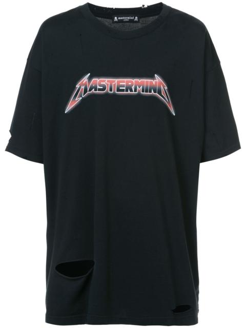 mastermind JAPAN oversized logo T-shirt