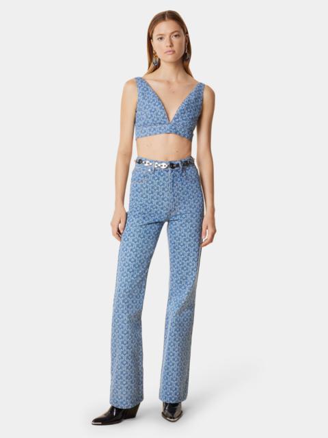 rabanne JEANS WITH MOTIF