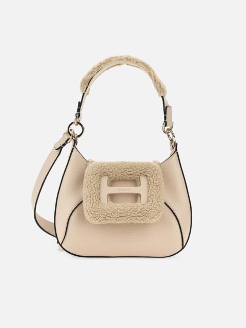 HOGAN Hogan H-Bag Hobo Mini Beige