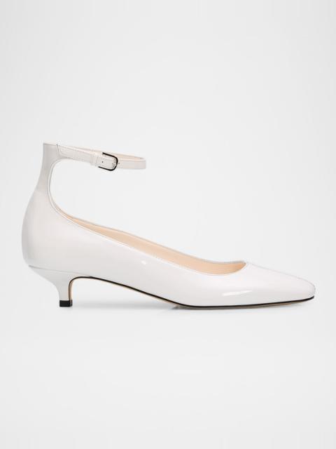 TOTEME Patent Leather Anklet Pumps
