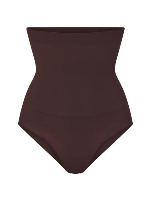 SKIMS Women's Core Strong High-Waisted Brief - Cocoa