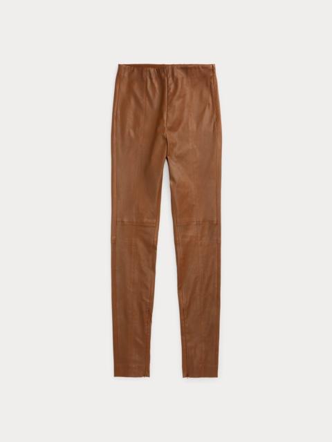Polo Ralph Lauren The Lambskin Side-Zip Pant