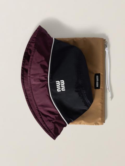 Miu Miu Technical fabric bucket hat