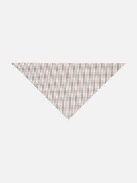 Vince Gardener's Check Cotton Headkerchief