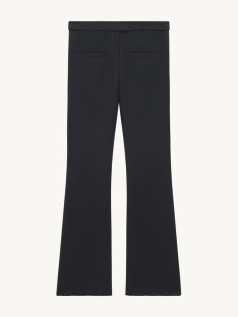 courrèges TWILL ZIPPED PANTS