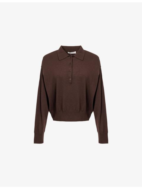 The Frankie Shop Croydon Regular-Fit Wool-Blend Polo Jumper