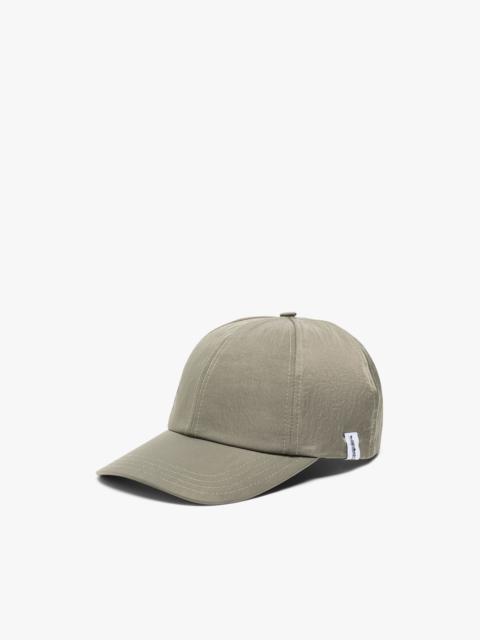 Mackintosh TIPPING ARMY GREEN NYLON BASEBALL CAP | ACC-HA04