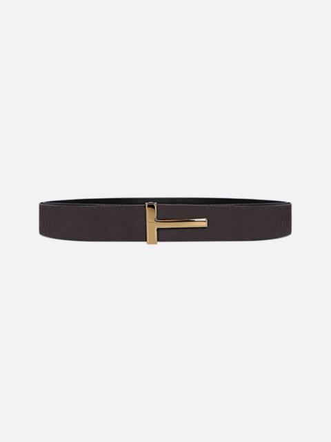 TOM FORD T ICON GRAINY LEATHER REVERSIBLE BELT